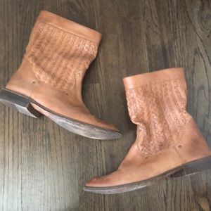 Frye Woven Booties